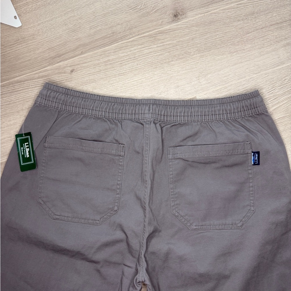 L.L. Bean Men's Gray Drawstring Joggers - Picture 4 of 6